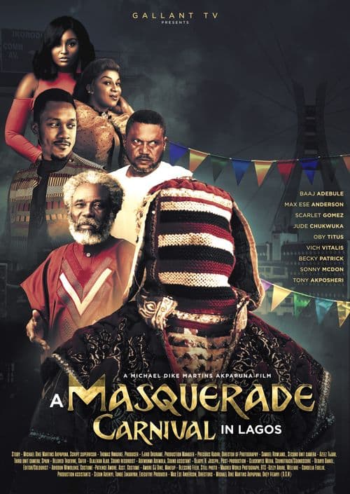 A Masquerade carnival in Lagos
